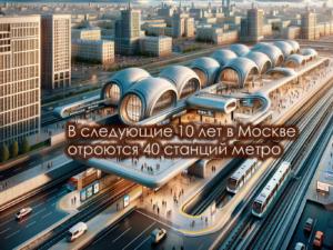 40 новых станций метро в Москве