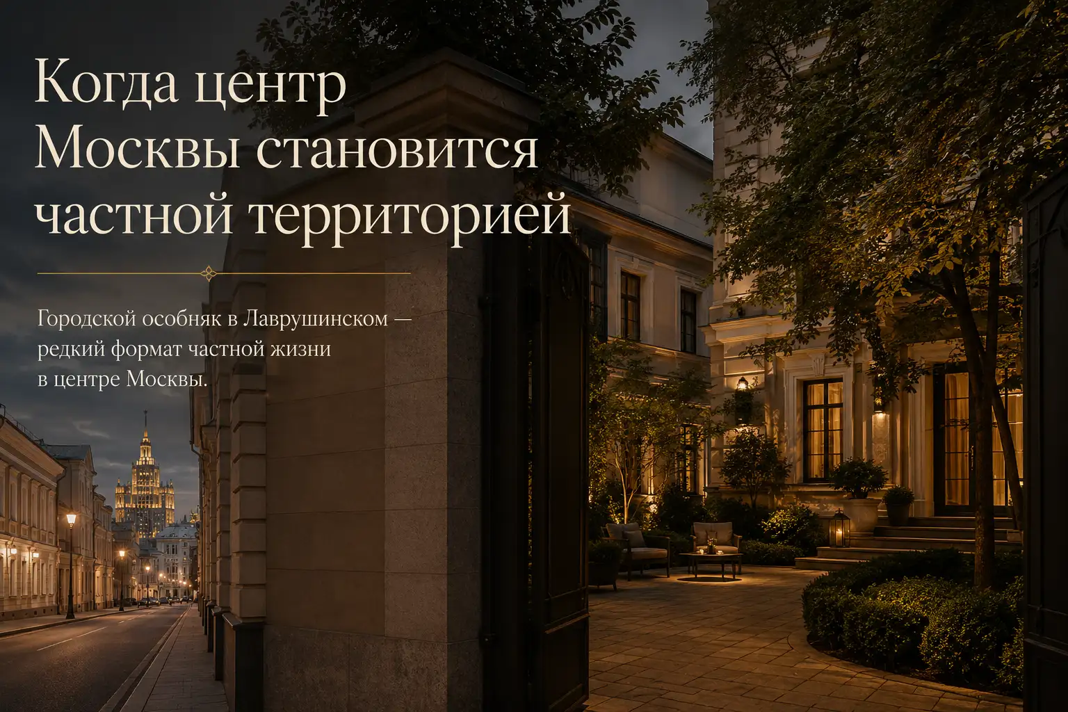 городской особняк Лаврушинский
