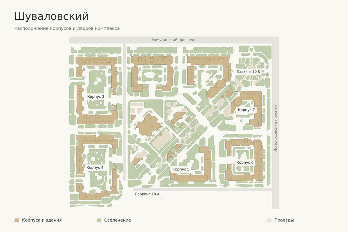Схема ЖК Шуваловский