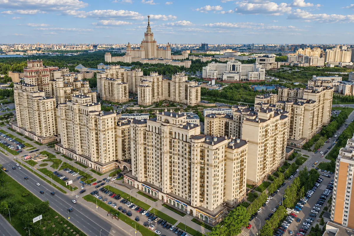 ЖК Шуваловский вид на МГУ